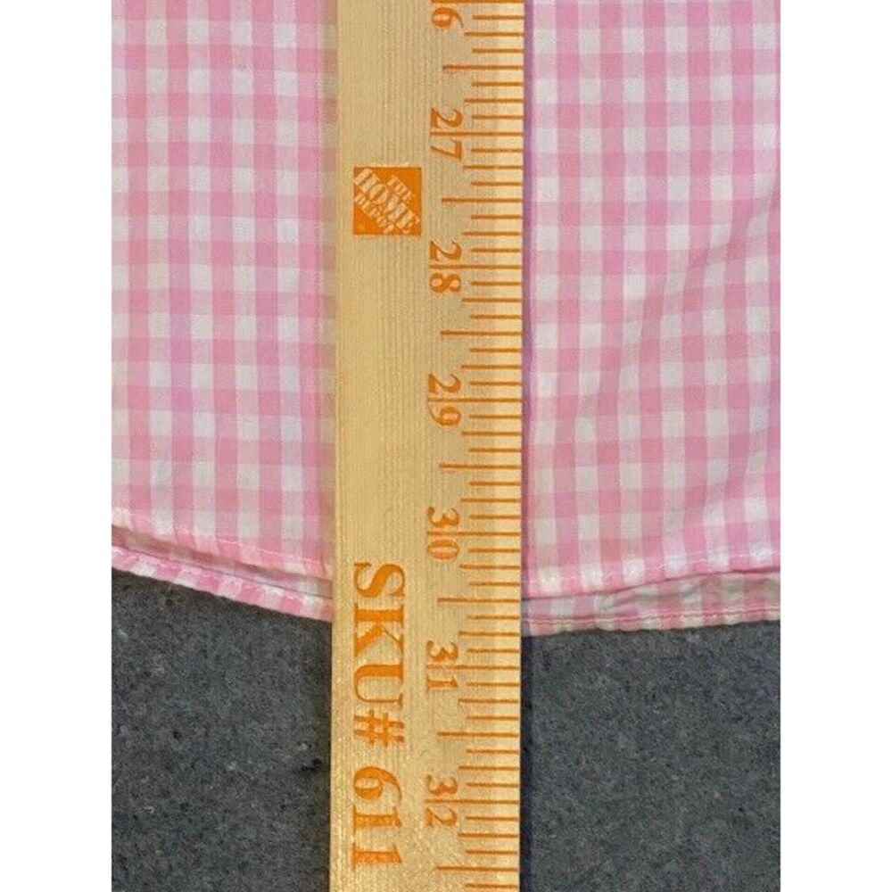 NAUTICA men's XX LARGE button‎ down 100% COTTON LIGHT PINK/WHITE long sleeve - Picture 9 of 9